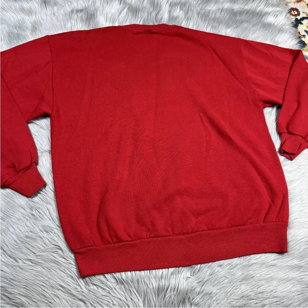 Vintage Red Mickey Mouse & Co Crewneck Sweater 90s